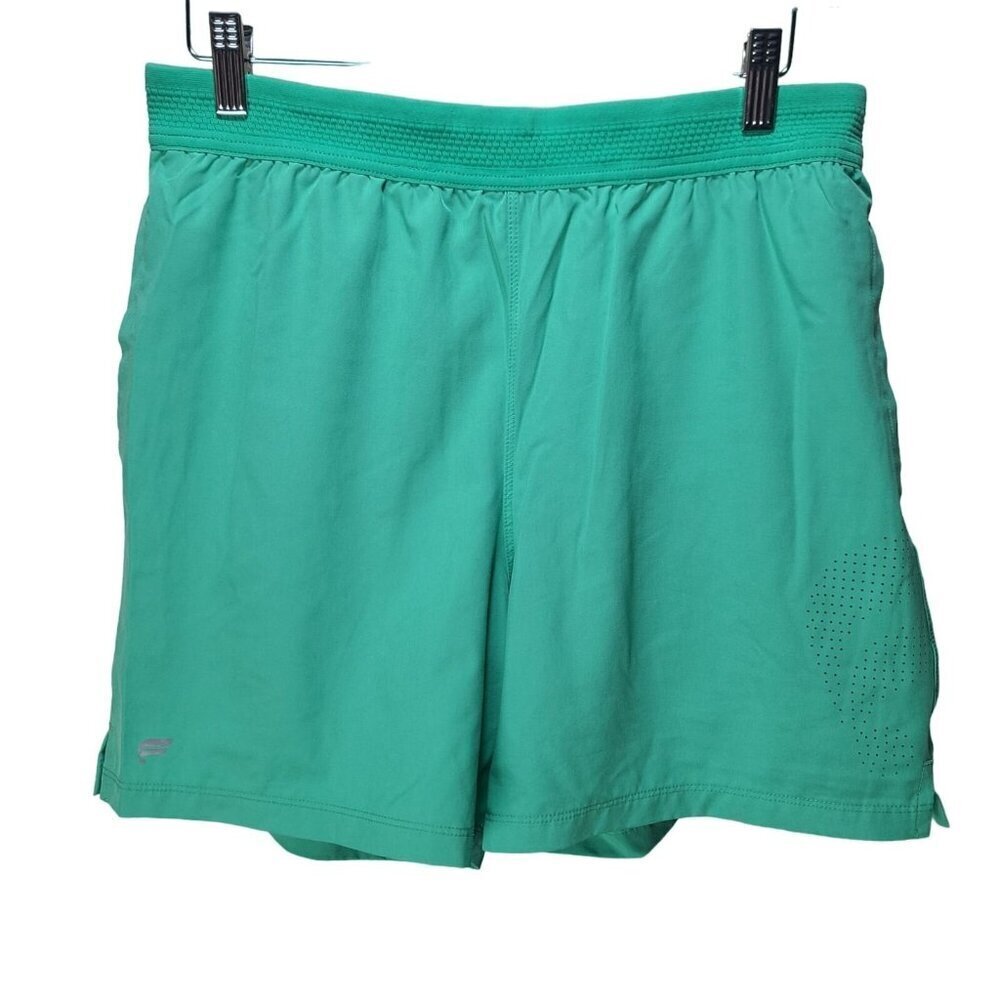 FANATICS TEAL BLUE JOGGING RUNNING WORKOUIT ATHLETIC WALKING SHORTS MENS SIZE M
